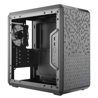 Cooler Master case MasterBox Q300L, mATX, Priehľadná bočnica, 1x 120mm Fan, Čierna