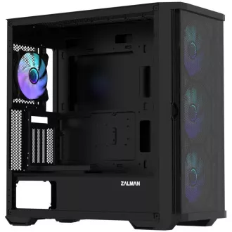 Zalman skriňa Z10 Duo / ATX / 4x120 mm ARGB fan / 2xUSB 3.0 / USB-C / tvrdené sklo