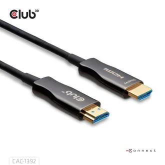 Club3D Kábel aktívny hybridný optický HDMI 2.1 8K60Hz/4K120Hz, (M/M), 30m