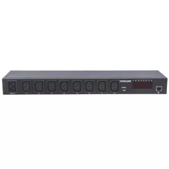 Intellinet rozvodný panel PDU, 8x C13 zásuvka, rack 1U, odpojiteľný kábel 16A, monitoring Intellinet rozvodný panel PDU, 8x C13 zásuvka, rack 1U, odpojiteľný kábel 16A, monitoring