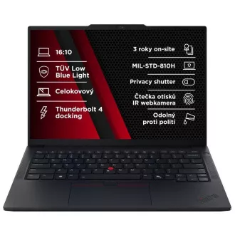 LENOVO NTB ThinkPad E14 G7 - Ultra5 225U, 14" WUXGA, 16GB, 512SSD, FHD + IRcam, W11P