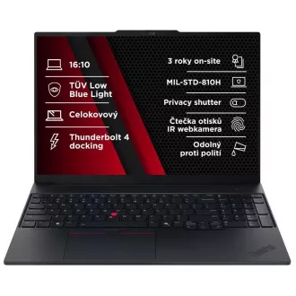 LENOVO NTB ThinkPad E16 G3 - Ultra5 225U, 16" WUXGA, 16GB, 1TBSSD, IRcam, W11H