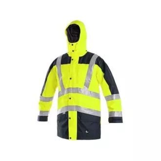 Pánska reflexná bunda LONDON, 5v1, žlto-modrá, vel. 3XL