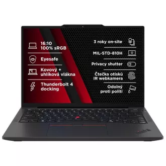 LENOVO NTB ThinkPad X13 G6 - Ultra7 255U, 13.3" WUXGA Touch, 32GB, 1TBSSD, 5MP + IRcam, 5G, W11P