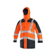 Výstražná bunda CXS LONDON, 5v1, pánska, oranžovo-modrá, veľ. S