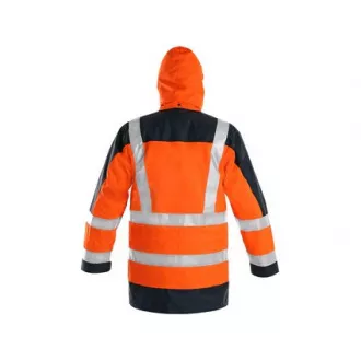 Výstražná bunda CXS LONDON, 5v1, pánska, oranžovo-modrá, veľ. XL