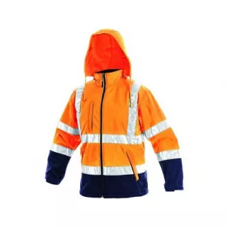 Pánska reflexná bunda DERBY, oranžovo-modrá, veľ. XL