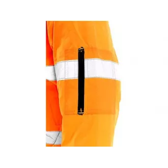 Pánska reflexná bunda LEEDS, zimná, oranžová, veľ. S