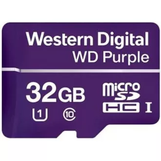 WD MicroSDHC karta 32GB Purple WDD032G1P0C Class 10, 16TBW WD MicroSDHC karta 32GB Purple WDD032G1P0C Class 10, 16TBW