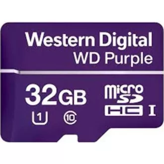 WD MicroSDHC karta 32GB Purple WDD032G1P0C Class 10, 16TBW WD MicroSDHC karta 32GB Purple WDD032G1P0C Class 10, 16TBW