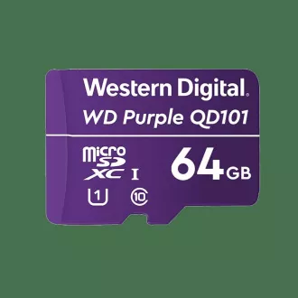 WD MicroSDXC karta 64GB Purple WDD064G1P0C Class 10, 16 TBW WD MicroSDXC karta 64GB Purple WDD064G1P0C Class 10, 16 TBW