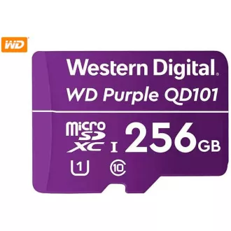 WD MicroSDXC karta 256GB Purple WDD256G1P0C Class 10 (R:100/W:60 MB/s) WD MicroSDXC karta 256GB Purple WDD256G1P0C Class 10 (R:100/W:60 MB/s)