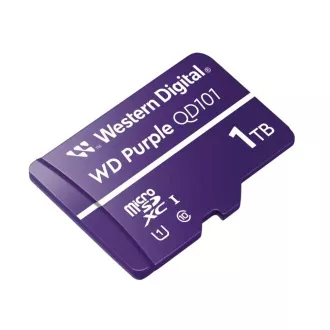 WD MicroSDXC karta 1TB Purple WDD100T1P0C Class 10 (R:100/W:60 MB/s)