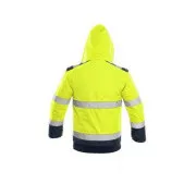 Bunda CXS LUTON, výstražná, pánska, žlto-modrá, veľ. 5XL