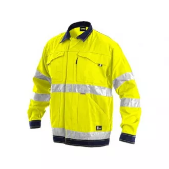 Blúza CXS NORWICH, výstražná, pánska, žlto-modrá, veľ. 62