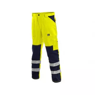 Nohavice CXS NORWICH, výstražné, pánske, žlto-modré, veľ. 46 Nohavice CXS NORWICH, výstražné, pánske, žlto-modré, veľ. 46