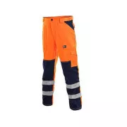 Nohavice CXS NORWICH, výstražné, pánske, oranžovo-modré, veľ. 62