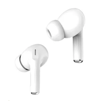 WG - Bluetooth slúchadlá WG AirFlex 9 s displejom, Avatar, ANC, biela