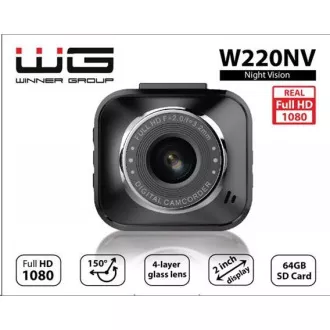 WG - Záznamová kamera W220NV, WG CarEye, čierna