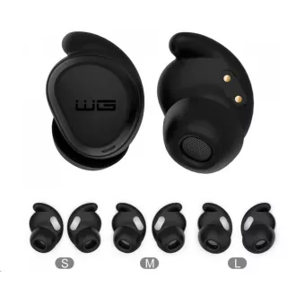 WG - Bluetooth slúchadlá WG AirFlex 4, Sleeping Buds, ANC, čierna
