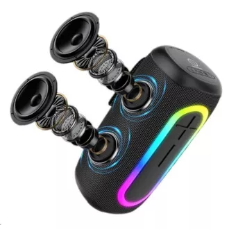 WG - Bluetooth Speaker WG AirFlex PureBeats, 40W, TWS, LED, čierna WG - Bluetooth Speaker WG AirFlex PureBeats, 40W, TWS, LED, čierna
