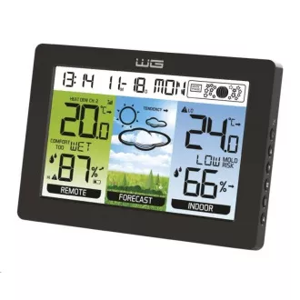 WG - Meteostanica WG4 Catbrella s vonkajším čidlom, čierna
