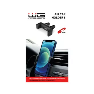 WG - Držiak do auta WG 5, univerzálny, rozťahovací, čierna