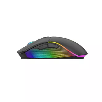 WG - Herná drôtová RGB myš WG Chameleon III., RGB LED, čierna
