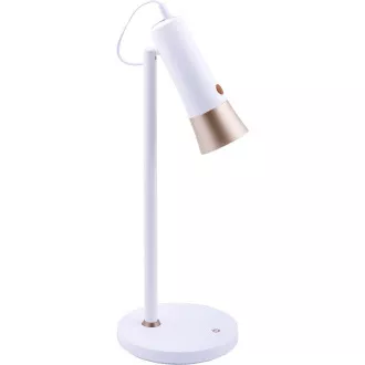 WG - Led lampa WG Jolly, 2v1, nabíjacia, biela