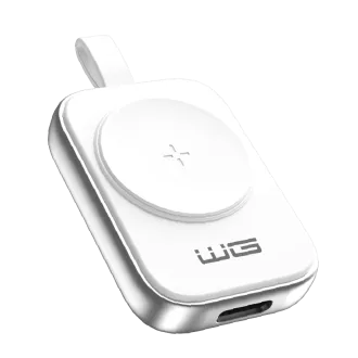 WG - Nabíjacie magnetické zariadenie s USB-C pre Apple Watch, bielo strieborná WG - Nabíjacie magnetické zariadenie s USB-C pre Apple Watch, bielo strieborná