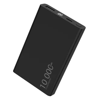 WG - Power Bank 10000 mAh, USB-C PD 20 W + USB-A 22.5 W, čierna WG - Power Bank 10000 mAh, USB-C PD 20 W + USB-A 22.5 W, čierna