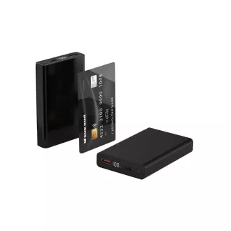 WG - Power Bank 10000 mAh, USB-C PD 20 W + USB-A 22.5 W, čierna WG - Power Bank 10000 mAh, USB-C PD 20 W + USB-A 22.5 W, čierna