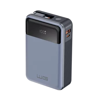 WG - Power Bank 20000 mAh, USB-C PD 65W, čierna