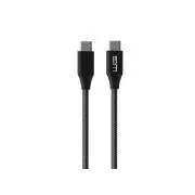 WG - Dátový kábel Type-C na Type-C, 1, 5 metrov, 5A, 140W, čierna