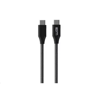 WG - Dátový kábel Type-C na Type-C, 1, 5 metrov, 5A, 140W, čierna