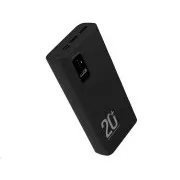 WG - Power Bank 20000 mAh, USB-C PD 20W + USB-A QC 3.0 22.5W, čierna