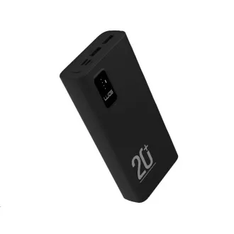 WG - Power Bank 20000 mAh, USB-C PD 20W + USB-A QC 3.0 22.5W, čierna