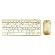 WG - Bluetooth klávesnica s myšou, zlatá