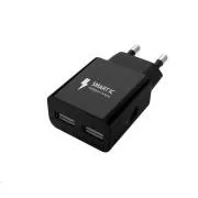 WG - Sieťová nabíjačka 2x USB-A 2, 4A, black