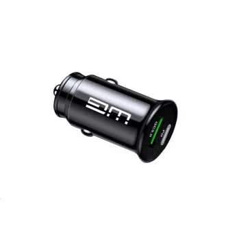 WG - Autonabíjačka 2x USB-A/1x USB-A 18W QC3.0 + 1x USB-C PD 20W/black