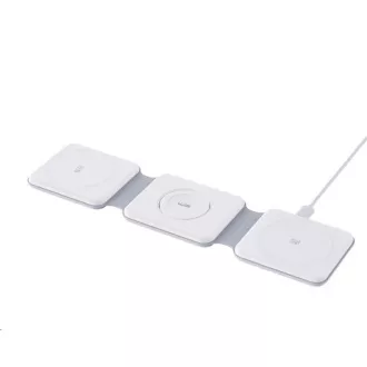 WG - Bezdrôtová nabíjačka WGMaxFlex 3in1 / Skladacia / 15W+5W+2.5W / WG 42 / white