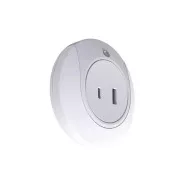 WG - Nočné LED svetlo do zásuvky s USB / WG FireFly / white