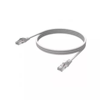 WG - Sieťový prepojovací kábel RJ45 (male) to RJ45 (male) / CAT-5E / 20m / white