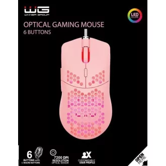 WG - Herná drôtová myš WG2 / pink WG - Herná drôtová myš WG2 / pink