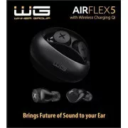 WG - Bluetooth slúchadlá WG AirFlex 5, ENC, podpora Qi, čierna