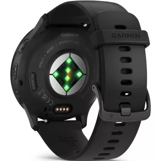 Garmin Venu® 3, Slate/Black, Silicone band
