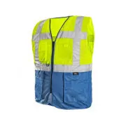 Vesta BOLTON, výstražná, žlto-modrá, veľ. 2XL