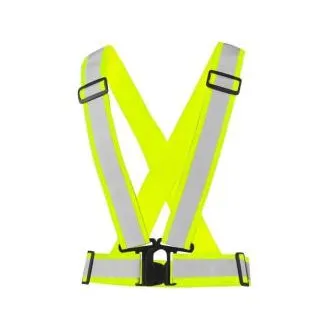 Reflexný elastický CXS KRÍŽ CROSS BELT, žltý