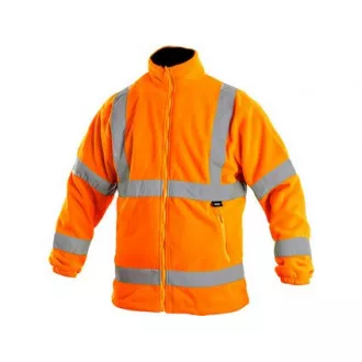 Bunda PRESTON, výstražná, oranžová, veľ. 2XL