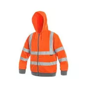 Mikina FROME, oranžová, veľ. 2XL
